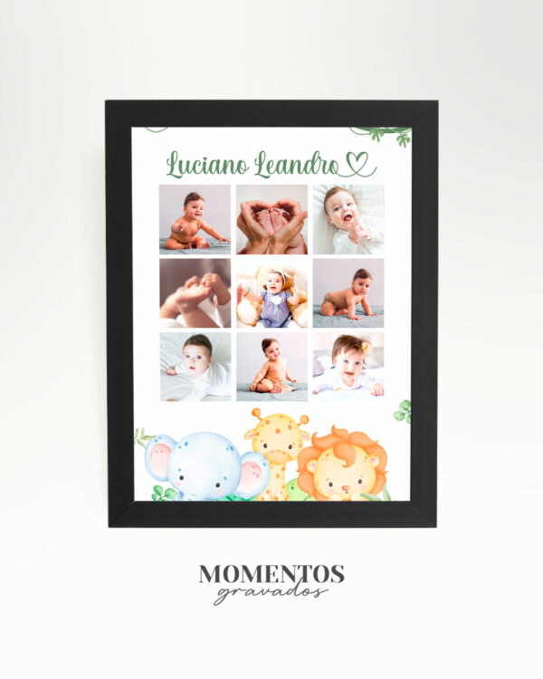 Quadro Infantil Fundo Decorado